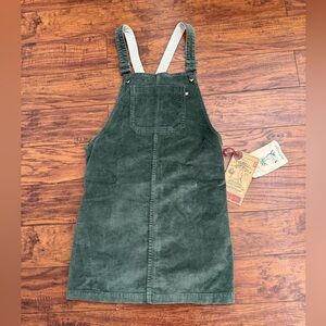 NWT Purnell Green Stretch Corduroy Overall Dress | Size 8
